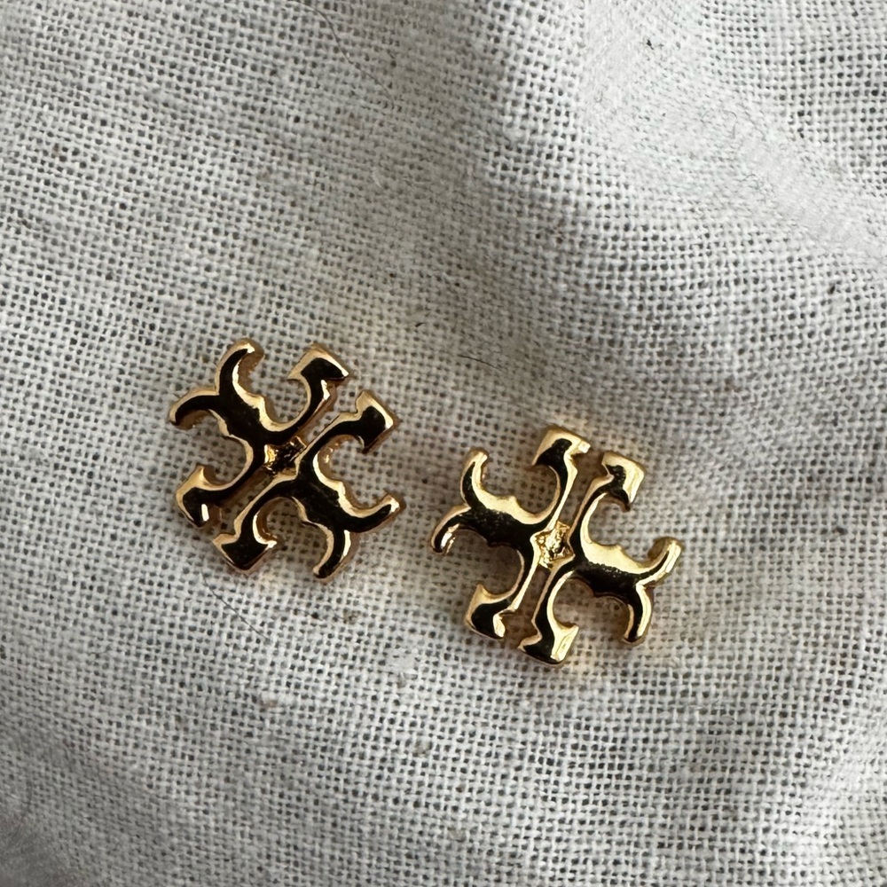 Tory Burch Kira gold studs